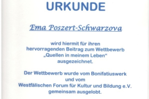 24 Bonifatiuswerk 2024 12 Ema Poszert Schwarzová Krajina Landscape diplom